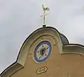 Der westliche Giebel