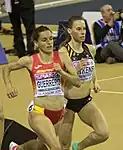 Esther Guerrero (links) erreichte als Fünfte ihres Halbfinallauf in 2:01,62&nbsp;min nicht das&nbsp;Finale