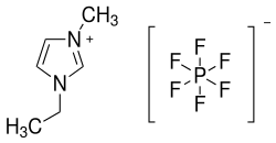 Strukturformel von EMIM PF4
