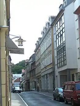 Goldschmiedenstraße 12 mit den Räumen des Theaters