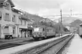 Be 2/4 201 im Bahnhof Balsthal (1980)