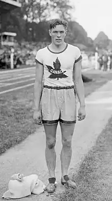 Earl Thomson, Olympiasieger 1920 über 110 Meter Hürden