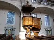 Gesamtansicht der Kanzel