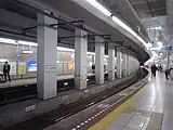 Bahnsteige der Hibiya-Linie