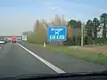 Ende der A17: Autobahnkreuz Brugge