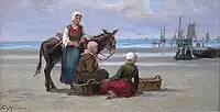 Fischerfrauen (um 1890)