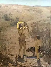 Edmond Aman-Jean,Heiliger Julianus Hospitator (1882).