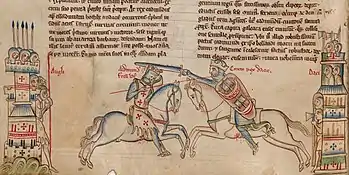 Knut der Große besiegt Edmund Ironside bei Ashington