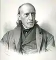 Eduard von Steinle. Lithographie von Adolf Dauthage
