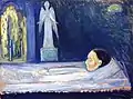 Die tote Mutter und der Engel des Todes (1893), Munch-Museum Oslo