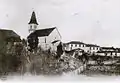 Pfarrkirche und alter Friedhof zu Beginn des 20. Jahrhunderts