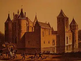 Kasteel Egmond (19.&nbsp;Jh.)