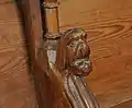 Detail des Chorgestühls