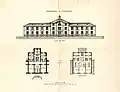 Aussenansicht des Einwohnerspitals, 1871