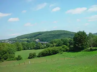 Der Ehrenberg am Nordwestrand der Hochflächen