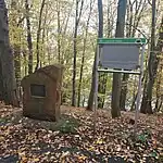 Gedenkstelle Fuldaberg mit den Namen der Opfer