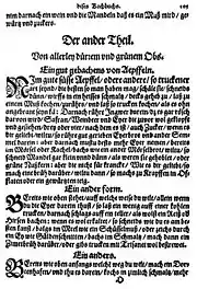 Ein köstlich new Koch-buch, Weckerin, 1598