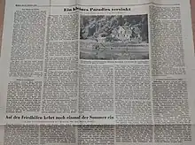 Artikel von Theo Riegler (Passauer Neue Presse, 1960)