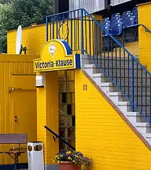 Eingang der Victoria-Klause.