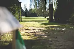 Eingang des Ehrenfriedhofes italienischer Kriegsopfer
