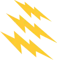 Three Lightning Bolts (dt. „Dreifachblitz“)