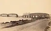 Errichtung der Strombrücke