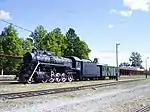 Sowjetische Dampflok L-1646 der SŽD-Baureihe&nbsp;Л, Baujahr 1951 im Eisenbahnmuseum