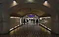 Ansicht des Personentunnels
