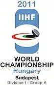 Logo der Weltmeisterschaft der Division I Gruppe A der Herren