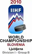 Logo der Weltmeisterschaft der Division I Gruppe A der Herren