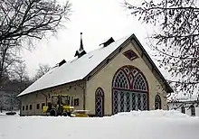 Eiszeit-Haus im Winter 2012