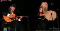 Eivør Pálsdóttir und Bill Bourne im August 2005 beim Tønder Folk Festival