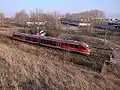 VT der Elbe-Saale-Bahn in Dessau-Alten