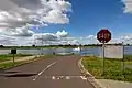 Ehemalige Fährverbindung von Ferchland gesehen