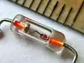 Germanium-Spitzendiode im Glasgehäuse