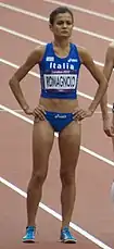 Die siebtplatzierte Elena Romagnolo, die drei Tage später Rang acht über 10.000&nbsp;Meter&nbsp;erreichte