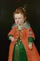 Als zweijähriges Kind (Porträt möglicherweise eine Arbeit von Peter Paul Rubens)
