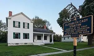Das Anwesen Elizabeth Cady Stanton House in Seneca Falls