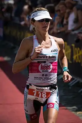 Elizabeth Lyles beim Ironman Germany, 2014