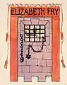 Banner zu Ehren der Gefängnisreformerin Elizabeth Fry