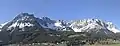 Wilder Kaiser von Ellmau aus gesehen