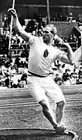 Elmer Niklander (Foto: 1912) – Olympiasieger im Diskuswurf – Rang acht / 9,290 m