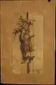 „Mit einem flachen Pinsel gibt er den Falten um Elsjes Bauch und Beine, der Unterseite ihres Arms und der Seite ihres Gesichts vorsichtig, mit Hell und Dunkel spielend, Volumen.“