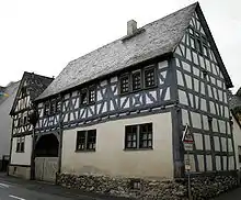 Wohnhaus, erbaut um 1700, an der Pfortenstraße