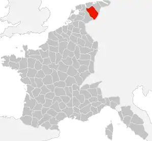 Lage um 1811