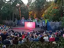 Pause einer Aufführung auf der Emsländischen Freilichtbühne