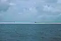 Die Insel von See aus gesehen