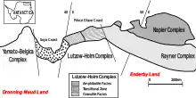 Vereinfachte geologische Karte des Enderbylandes