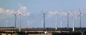 Windkraftanlagen des Energieparks Wörrstadt
