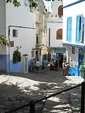 Enge Gassen auf dem Kasbah-Hügel